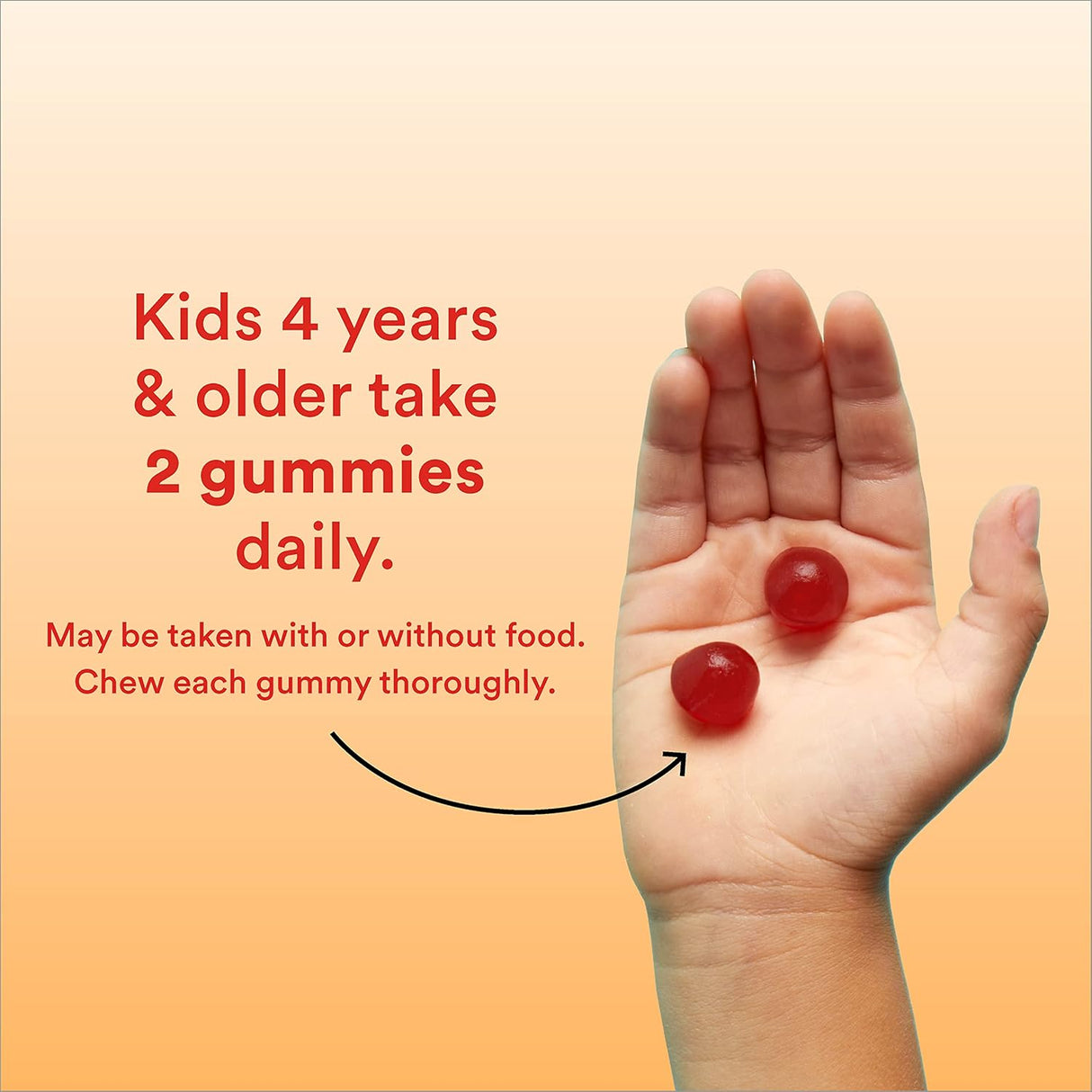 Suplemento Gomitas multivitamínicas para niños sin azúcar