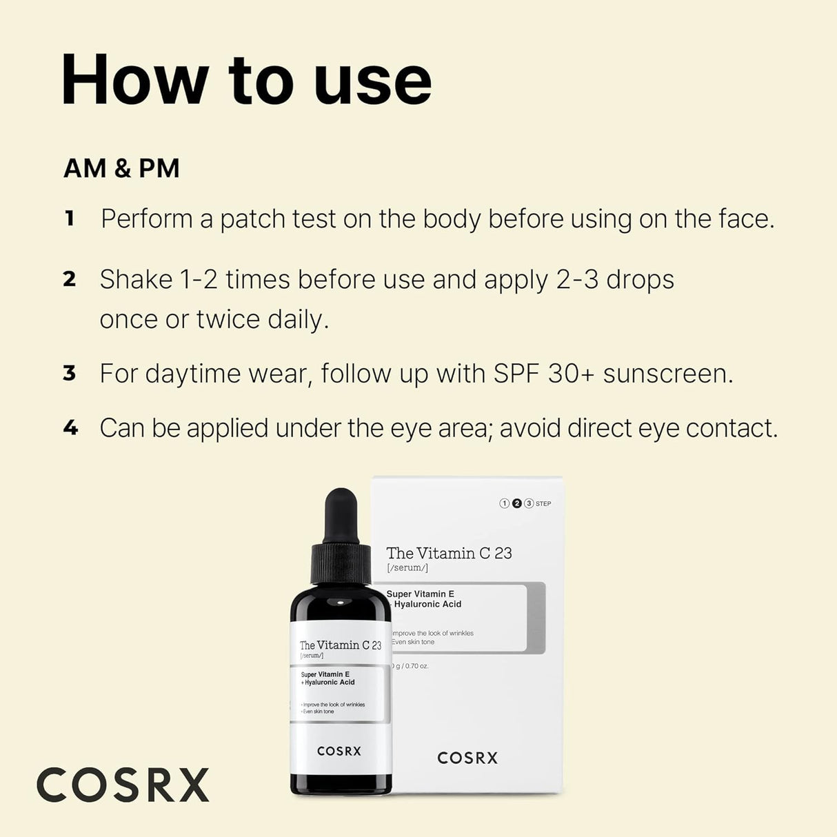 Sérum Facial de Vitamina C y E con Ácido Hialurónico, Antiedad