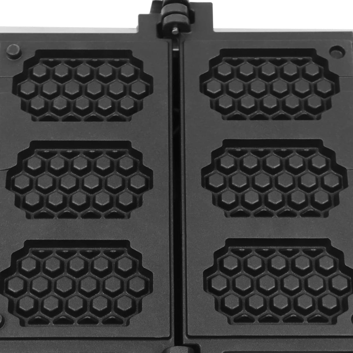 Máquina de Waffles Eléctrica, Acero Inoxidable, Doble Cabeza