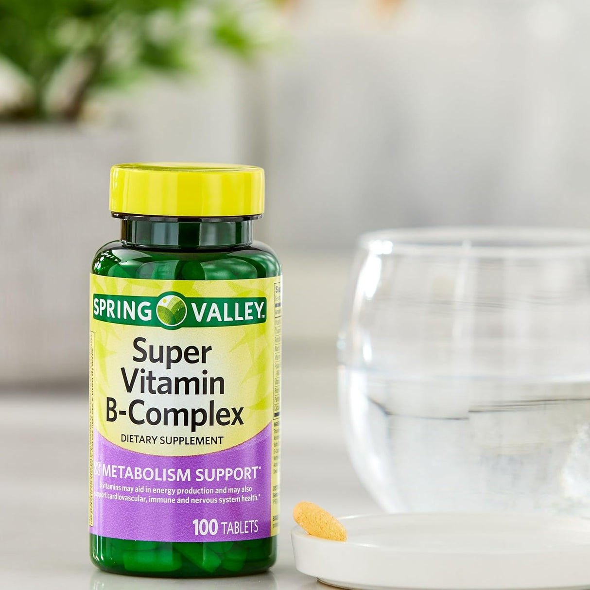 Suplemento de Vitaminas B Complejo Fusion Shop 100 tabletas
