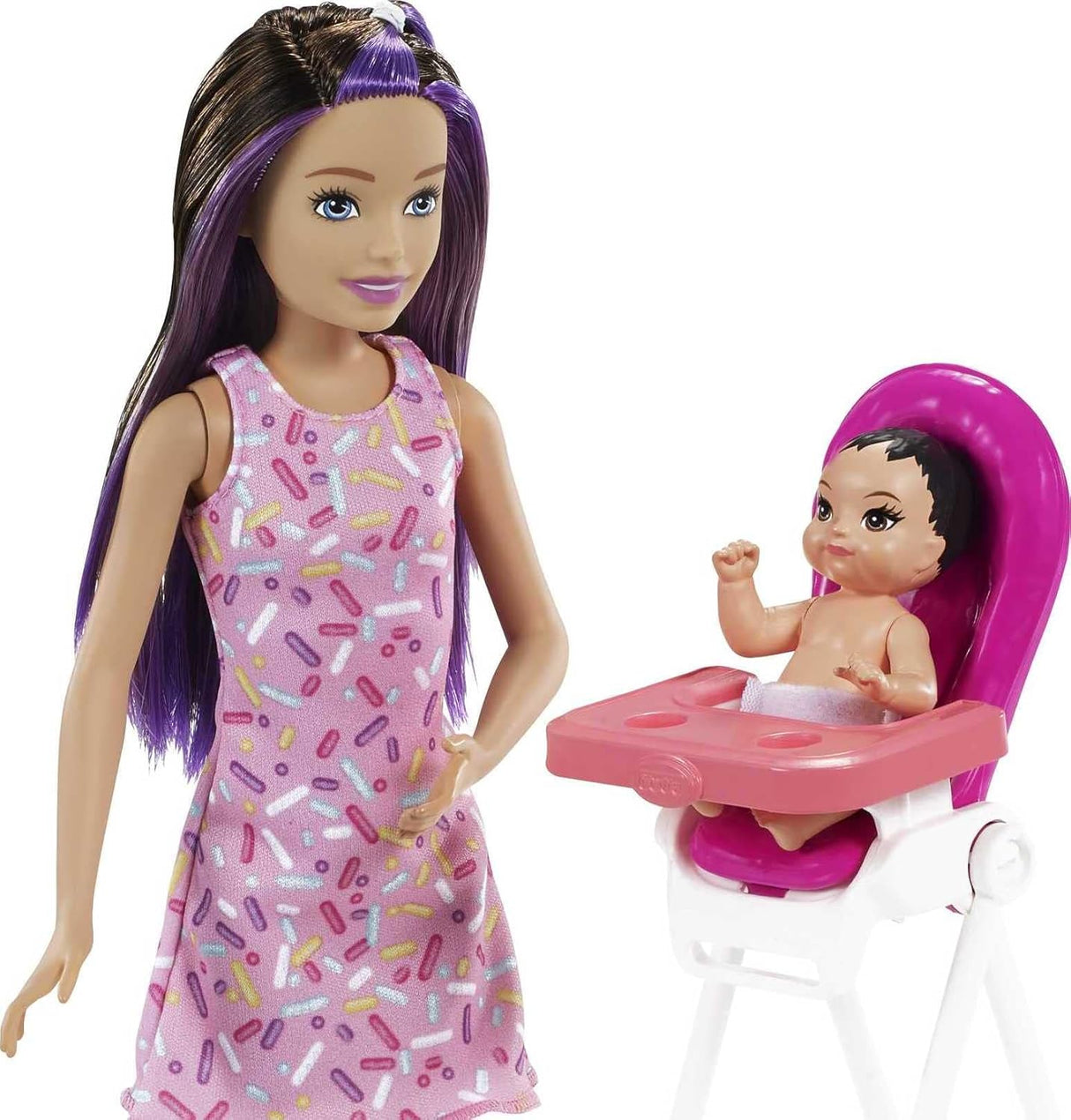 Barbie Skipper Babysitter Inc Set con Muñeca y Accesorios