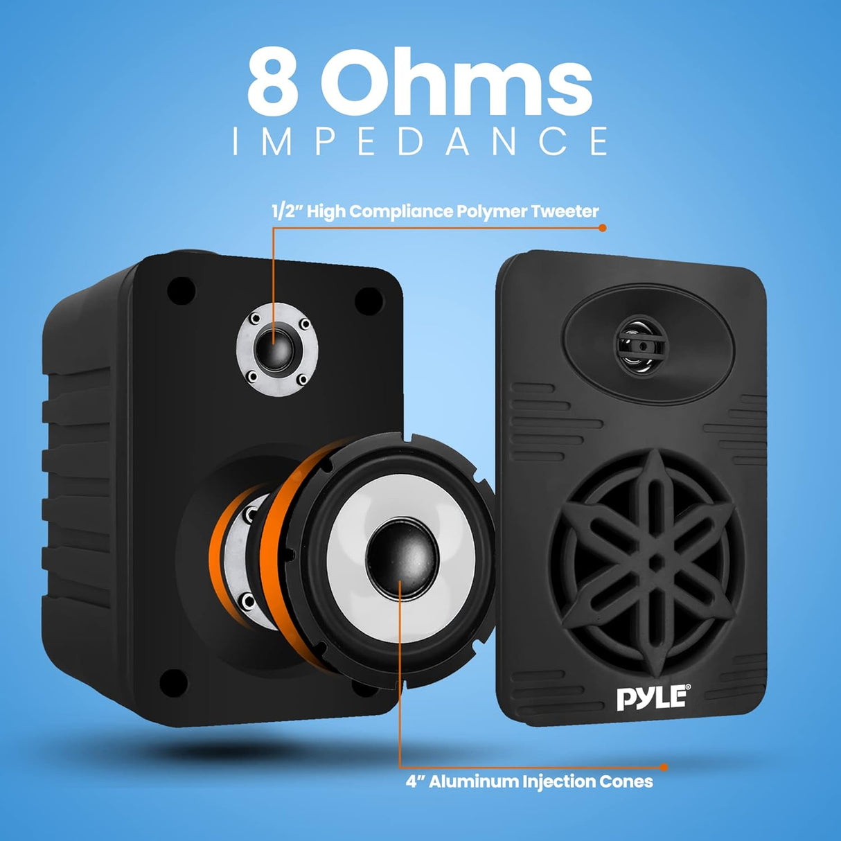 Parlantes o altavoz para interiores PYLE-HOME PDWR45BK
