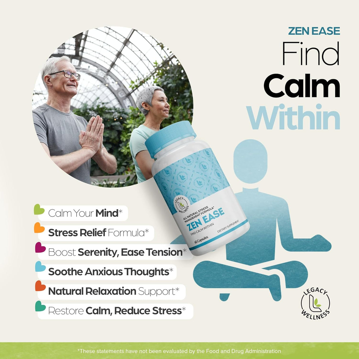 Suplemento para el alivio del estado de ánimo y el estrés