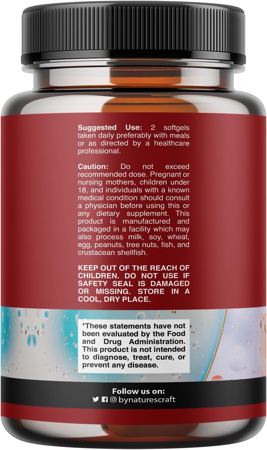 Suplemento de Aceite de Pescado Omega 3 EPA DHA con Vitamina