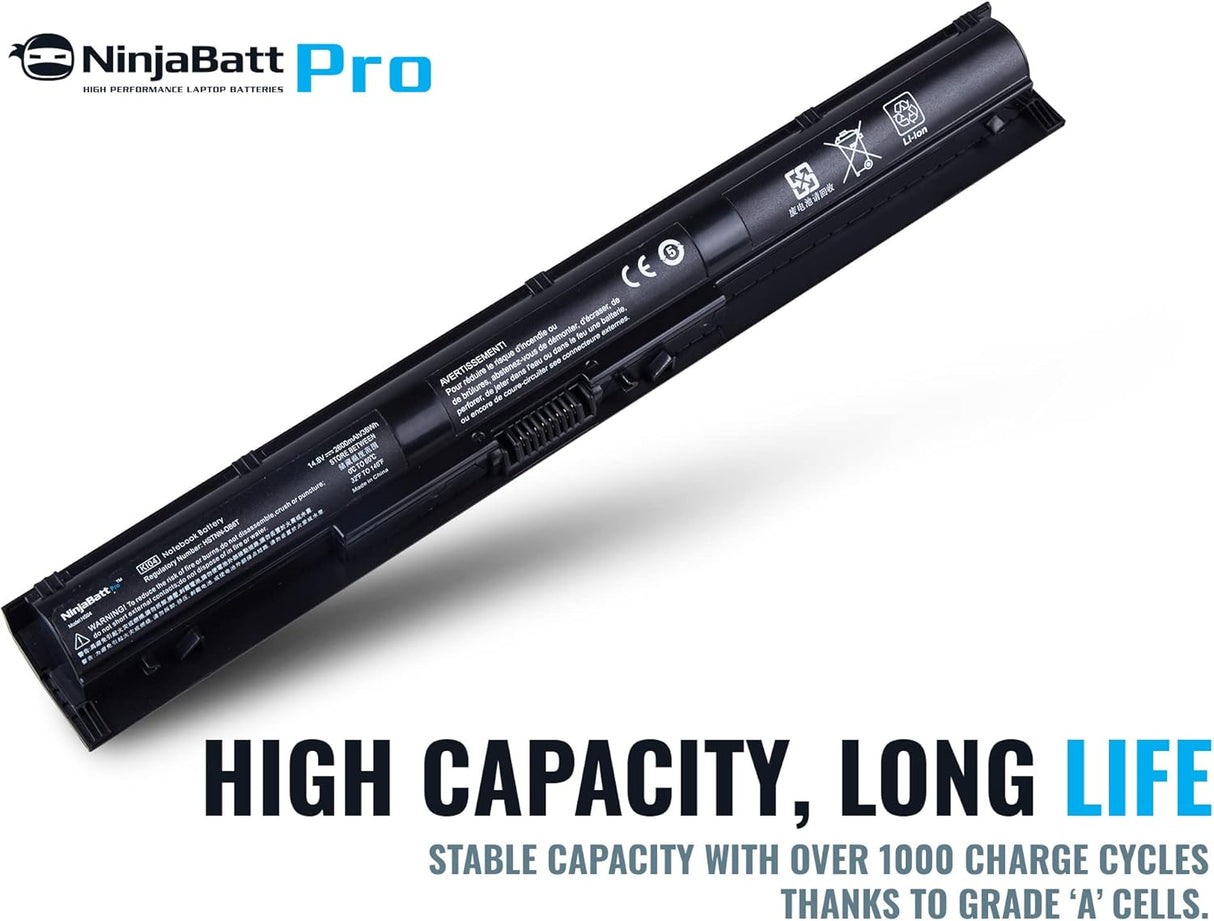 Batería Pro para HP, 4 celdas de 2600mAh/38Wh HS04 NinjaBatt
