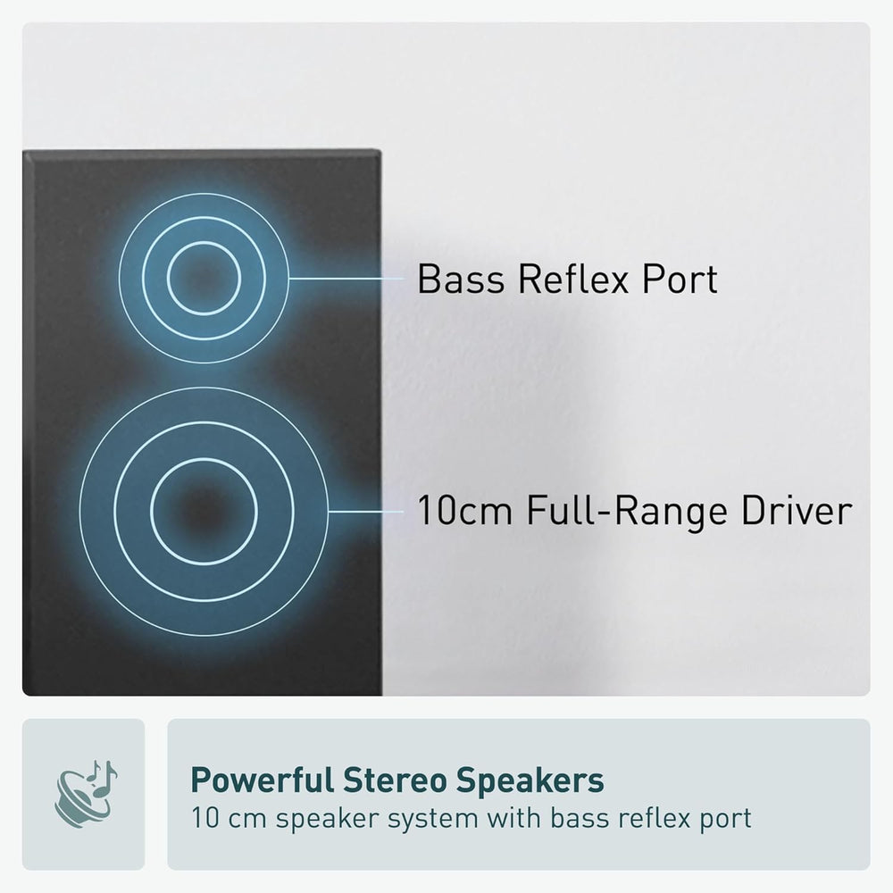 Sistema Estéreo Compacto Panasonic con Bluetooth y CD SC-PM270PP-K