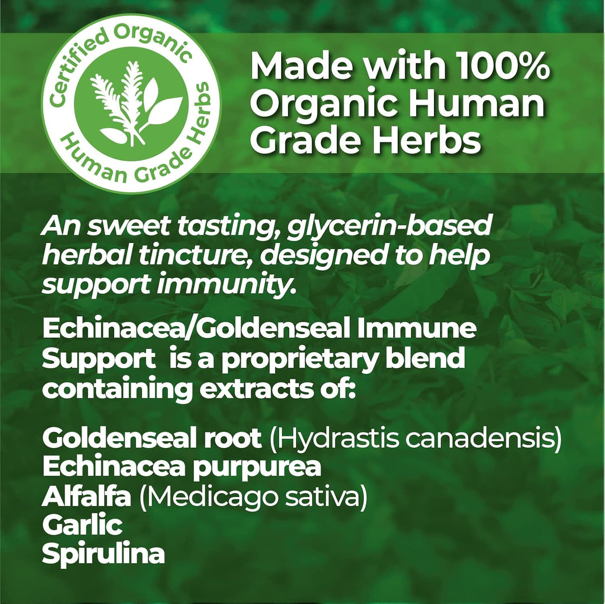 Suplemento Animal Essentials Echinacea Goldenseal 100% orgác