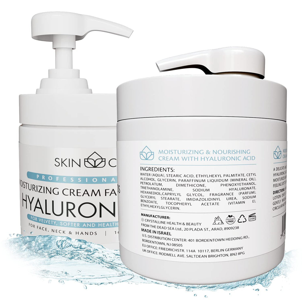 Crema hidratante 3 en 1 con ácido hialurónico Skin Care