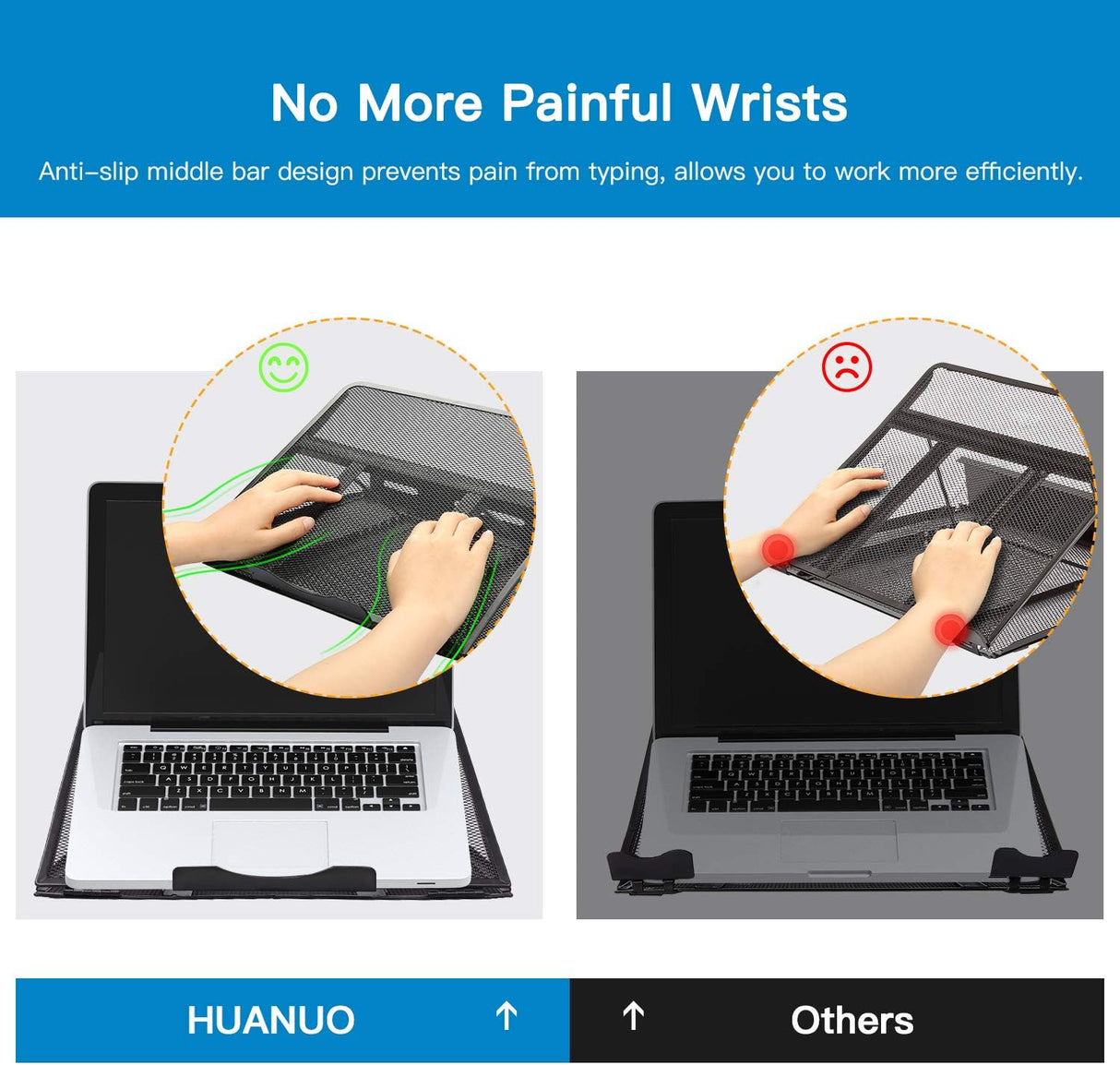 Soporte elevador ajustable para laptop HNLR2 HUANUO