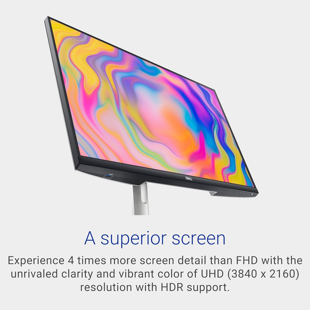 Monitor Dell S2722QC 27 4K USB-C, 60Hz, 1.07B colores