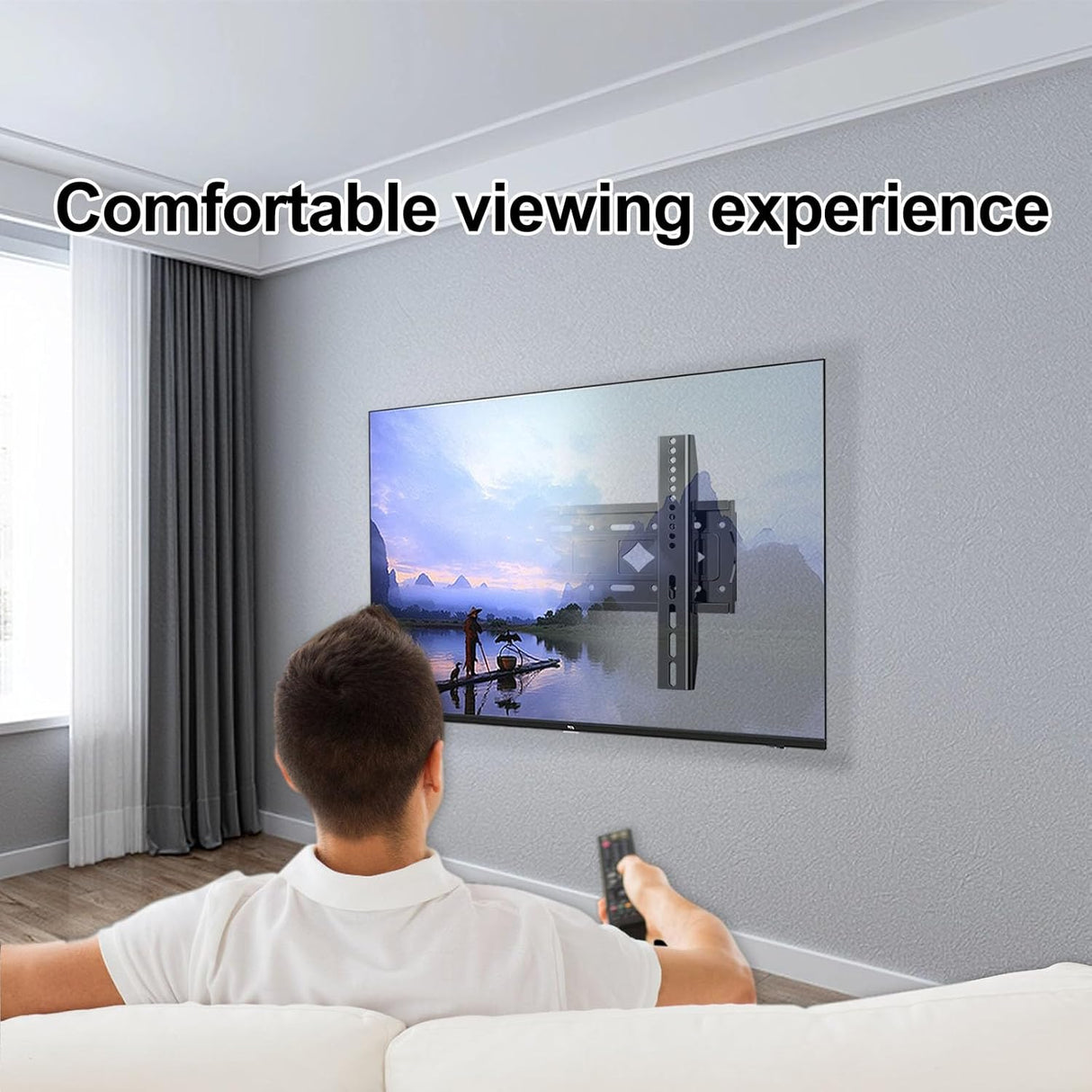 Soporte de Pared para TV, Compatible 32-68 hasta 99lbs, VESA 400