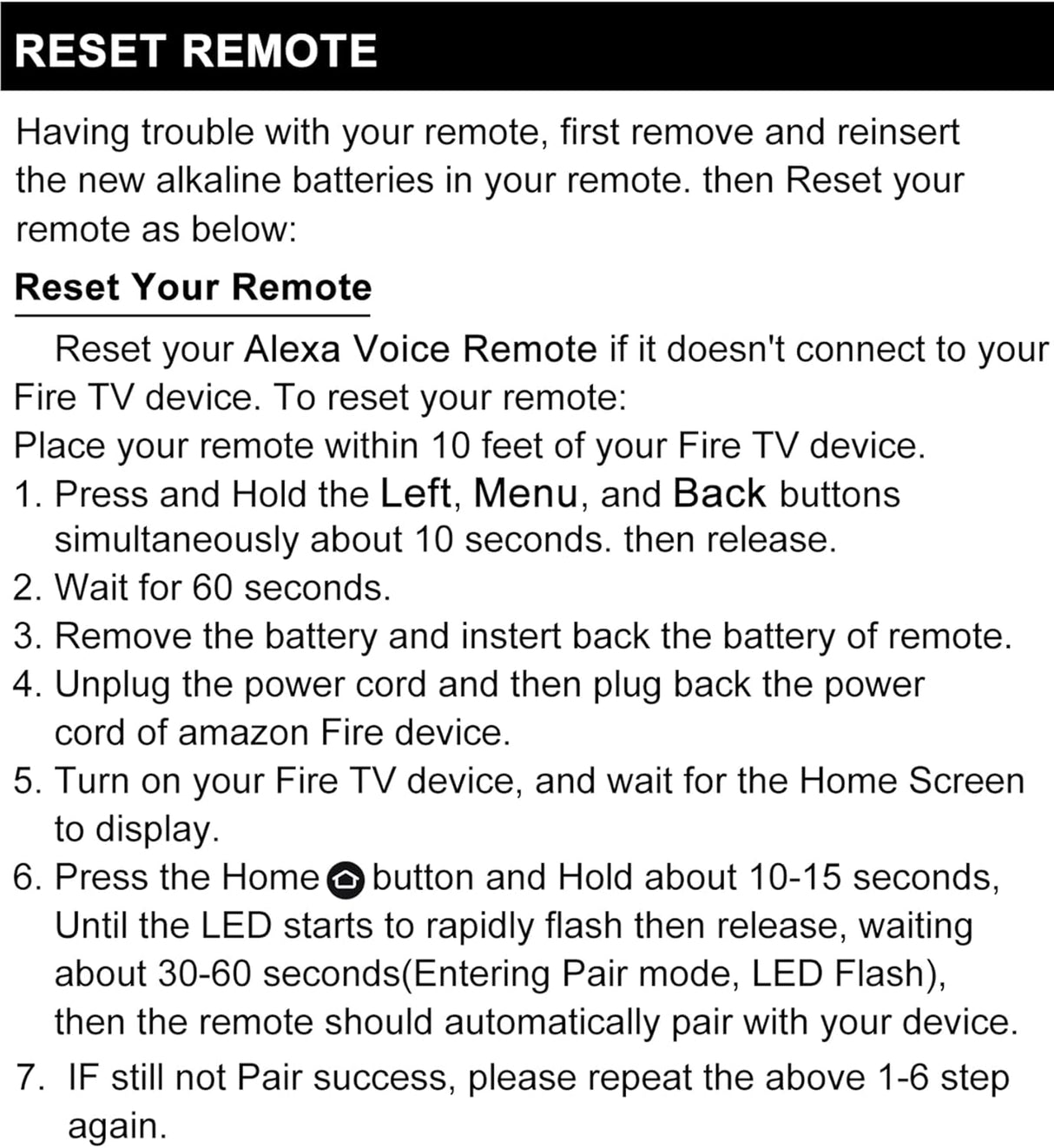 Control Remoto PERFASCIN para Amazon TV Stick 4K, L5B83G