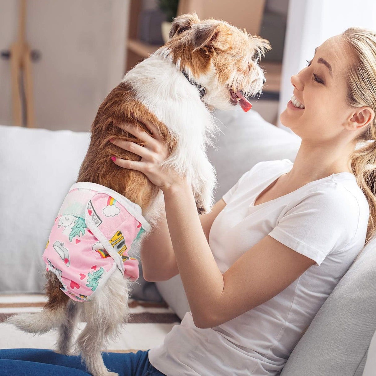 Pet Soft Pañales lavables para hembra (animales, S)