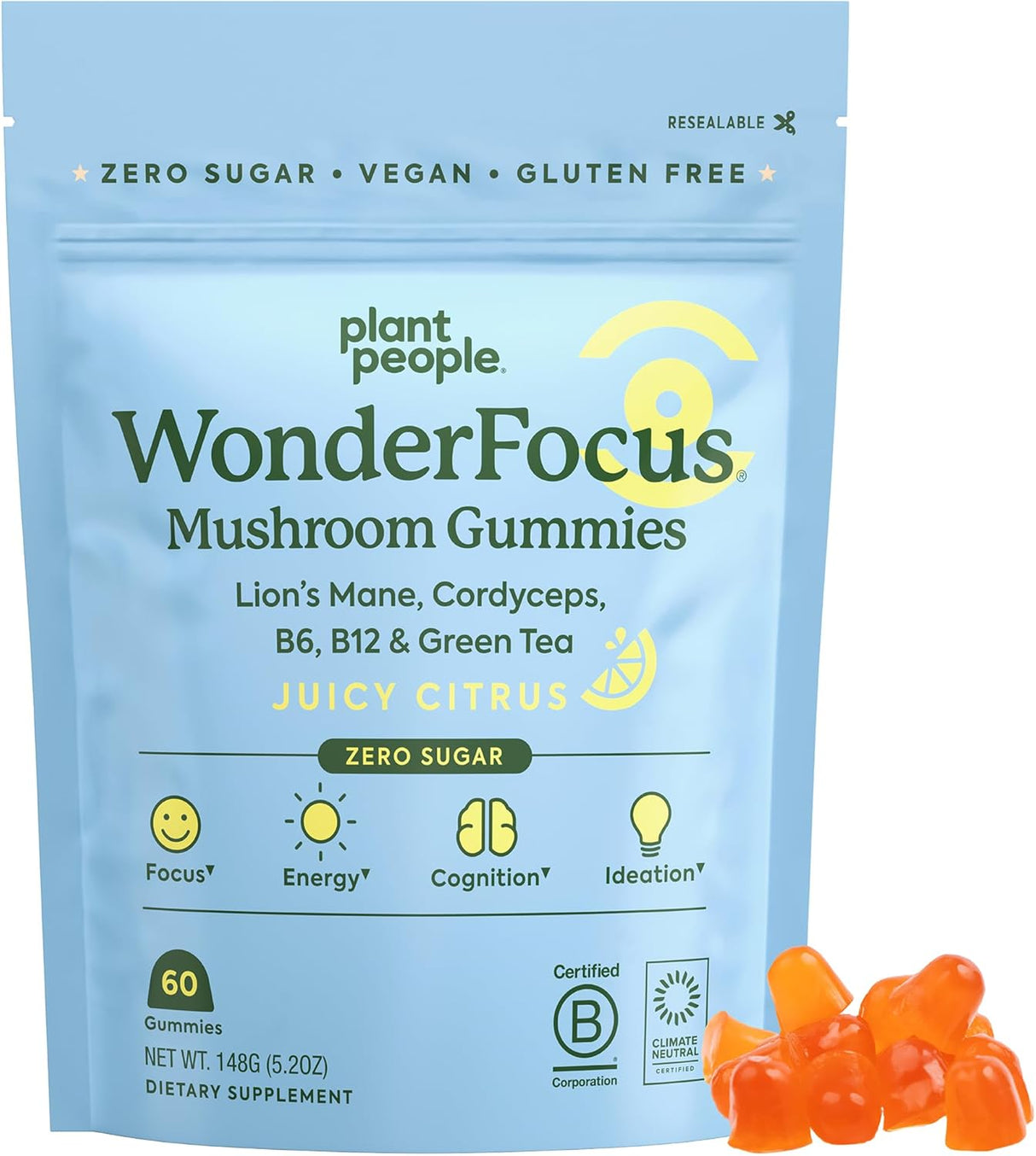 Gomitas de Hongos Nootrópicos con Lion’s Mane y Cordyceps