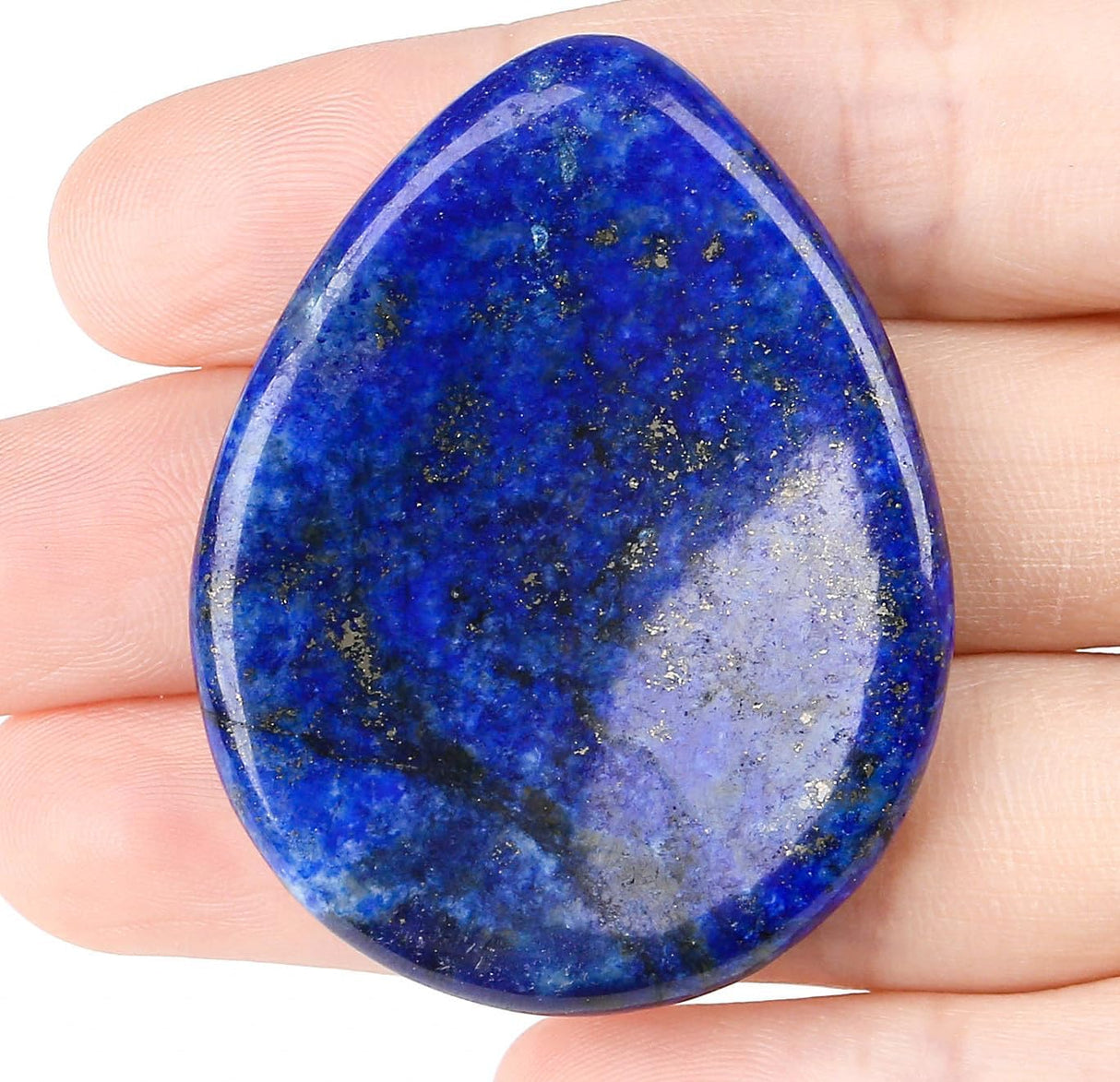 DUQGUHO Piedra de preocupación de lapislázuli, cristales