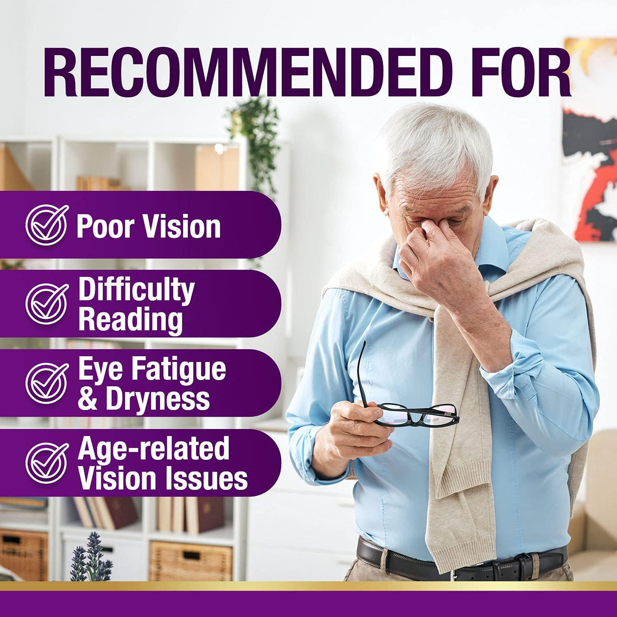 Suplemento Ultimate Vision PRO Fórmula para ojos con luteína