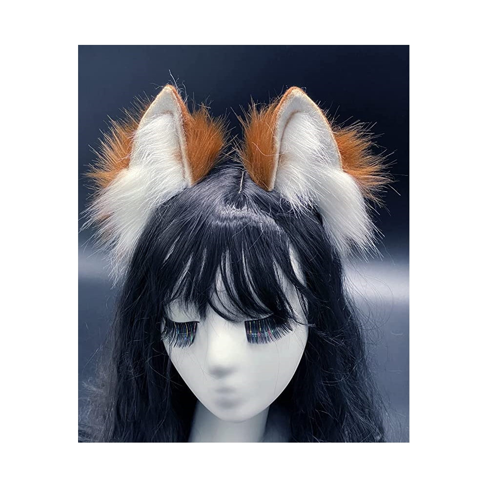 Disfraces de orejas de lobo de zorro peluca talla única