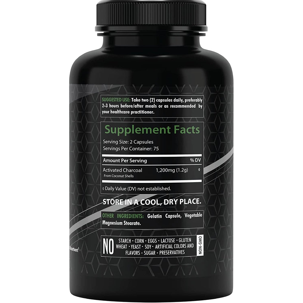 Cápsulas de carbón activado derivada de las cáscaras de coco