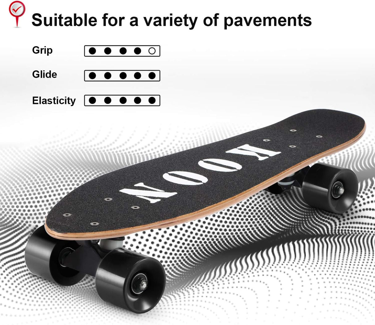 Patineta Completa Mini Cruiser 22 Pulgadas para Principiantes