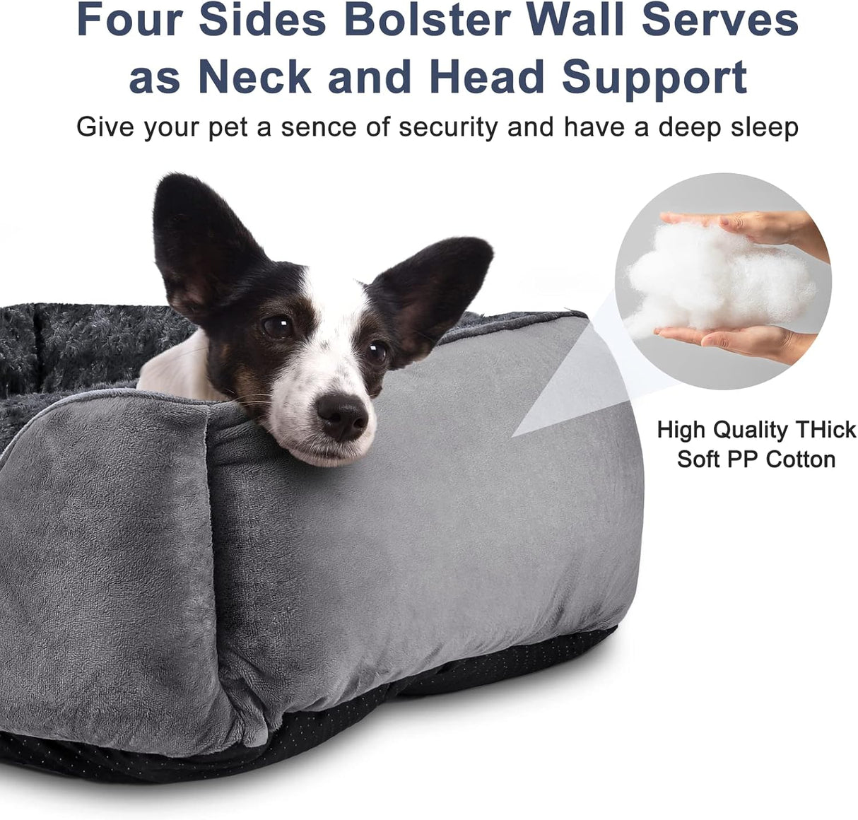 Cama para perros JOEJOY, suave, ortopédica y lavable, modelo