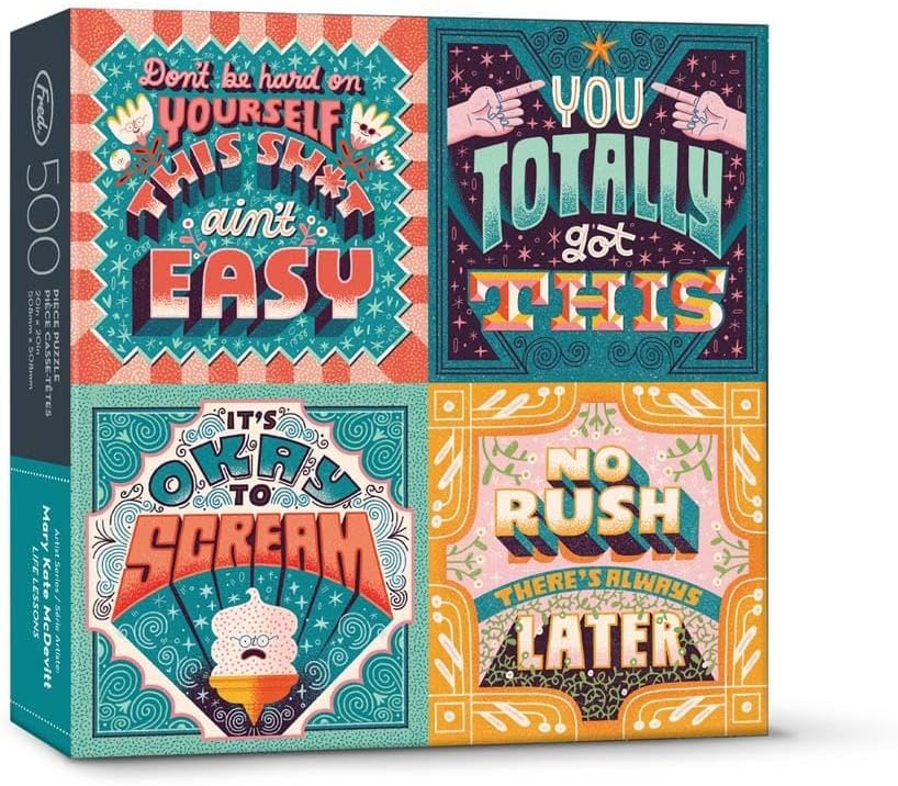 Rompecabezas 500 piezas Genuine Fred con lecciones de vida