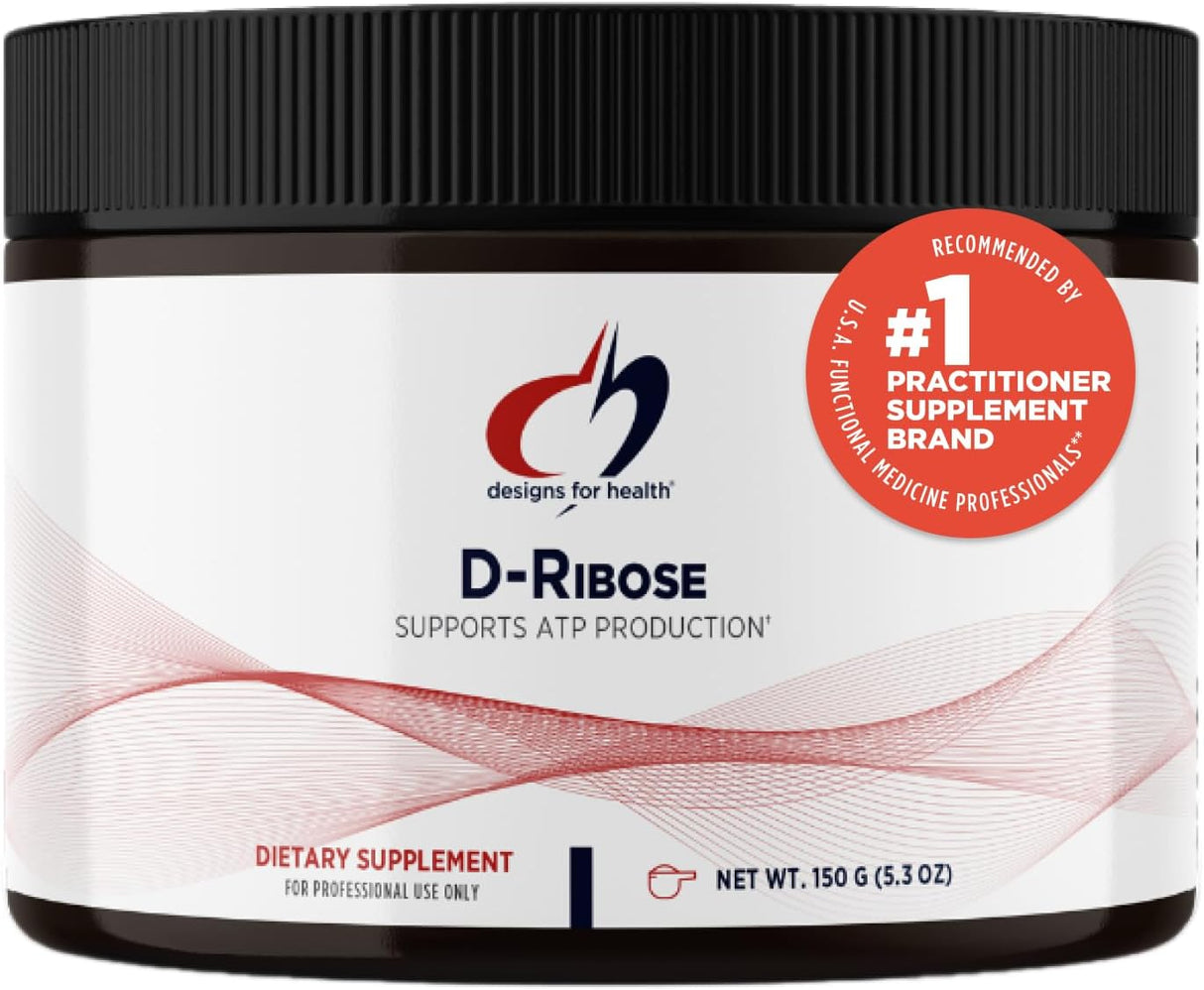 D-Ribosa en Polvo de Designs for Health 5000mg 30 srv