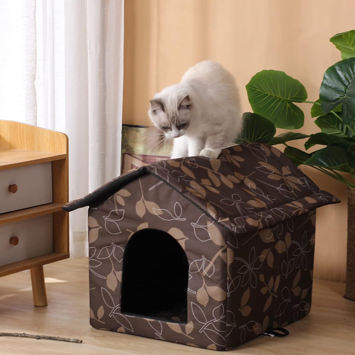 Casa para Gatos y Perros, Cat House, Impermeable, Mediana