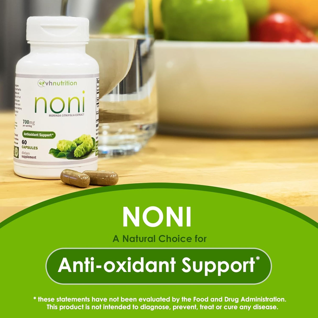 Suplemento NONI Cápsulas 700mg Morinda citrifolia Extracto