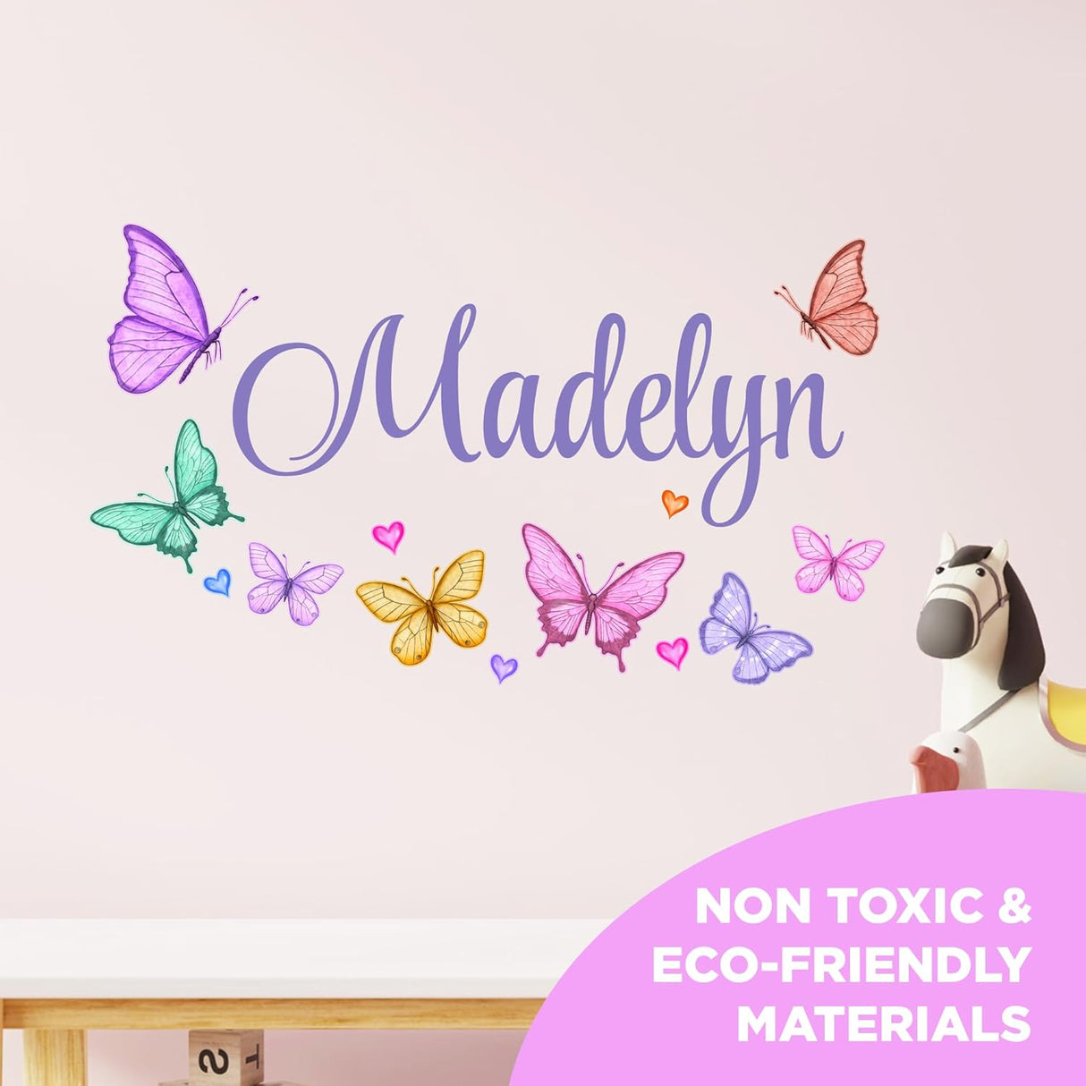 Decoración de Mariposas Personalizadas I Paredes para Niñas I Modelos Variados