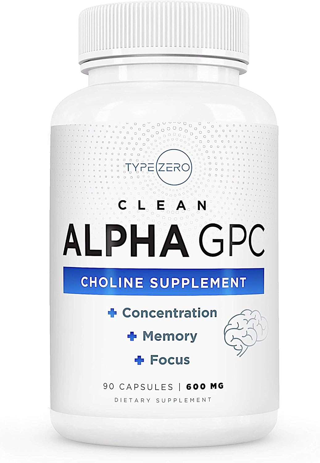 Suplemento de Colina Alpha GPC Ultra Limpio y Sin Soja