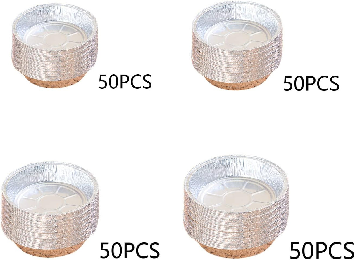 Sartenes redondos de papel de aluminio de 8 pulgadas para freidora de aire