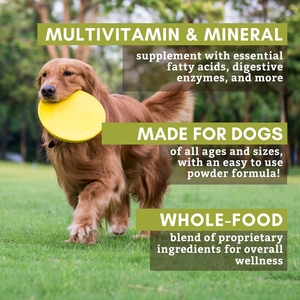 Vitaminas Multivitamínico para perros para la salud total