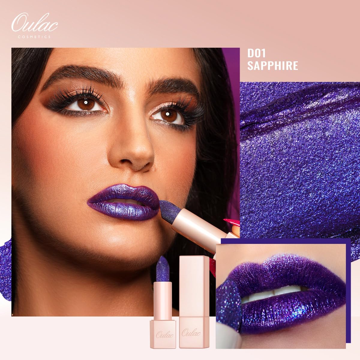 Labial Hidratante Brillo Infinito con Aceite de Rosa D01 Sapphire