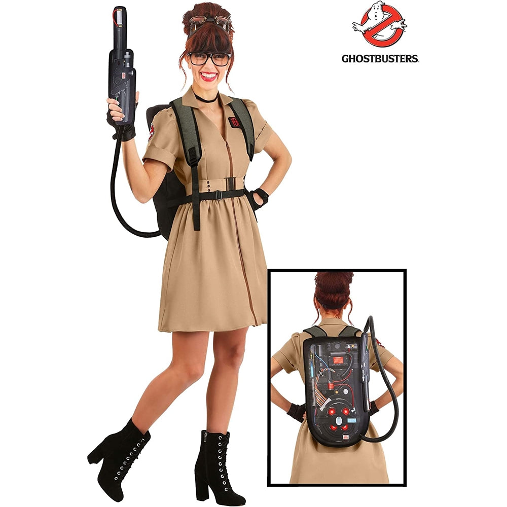 Vestido de disfraz de cazafantasmas para mujer talla XL