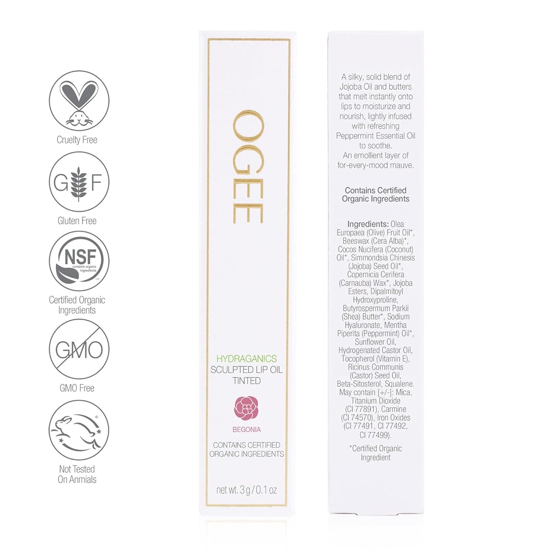 Imprimación labial orgánica y natural bálsamo hidratante