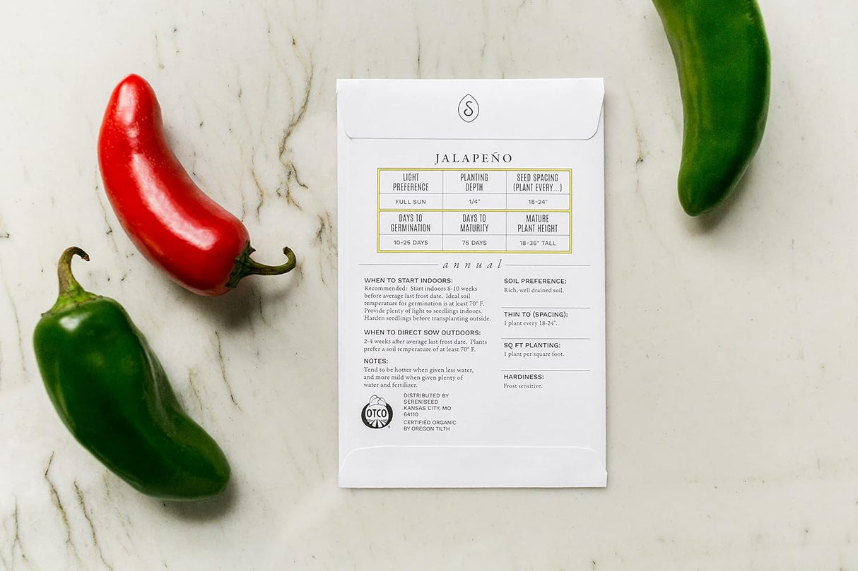 Semillas Orgánicas Sereniseed - No GMO, 10 Variedades