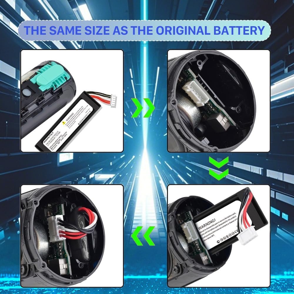 Batería WAVYPO 5000mAh para JBL Flip 4 GSP872693 01