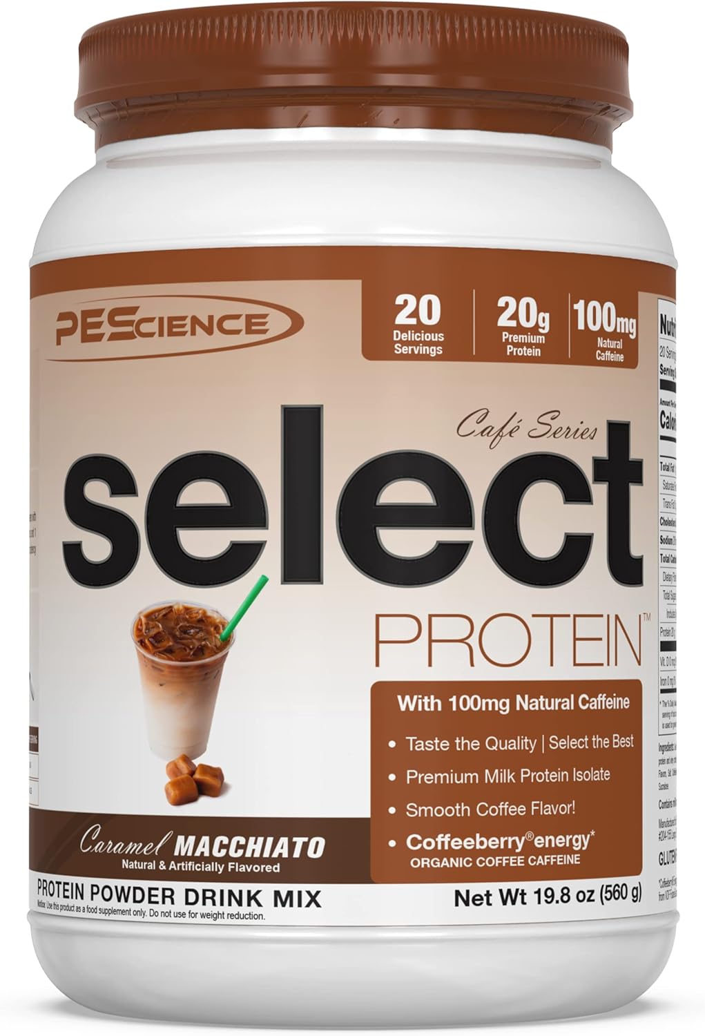 PEScience Select Cafe Caféina Caramel Macchiato 20 Servs