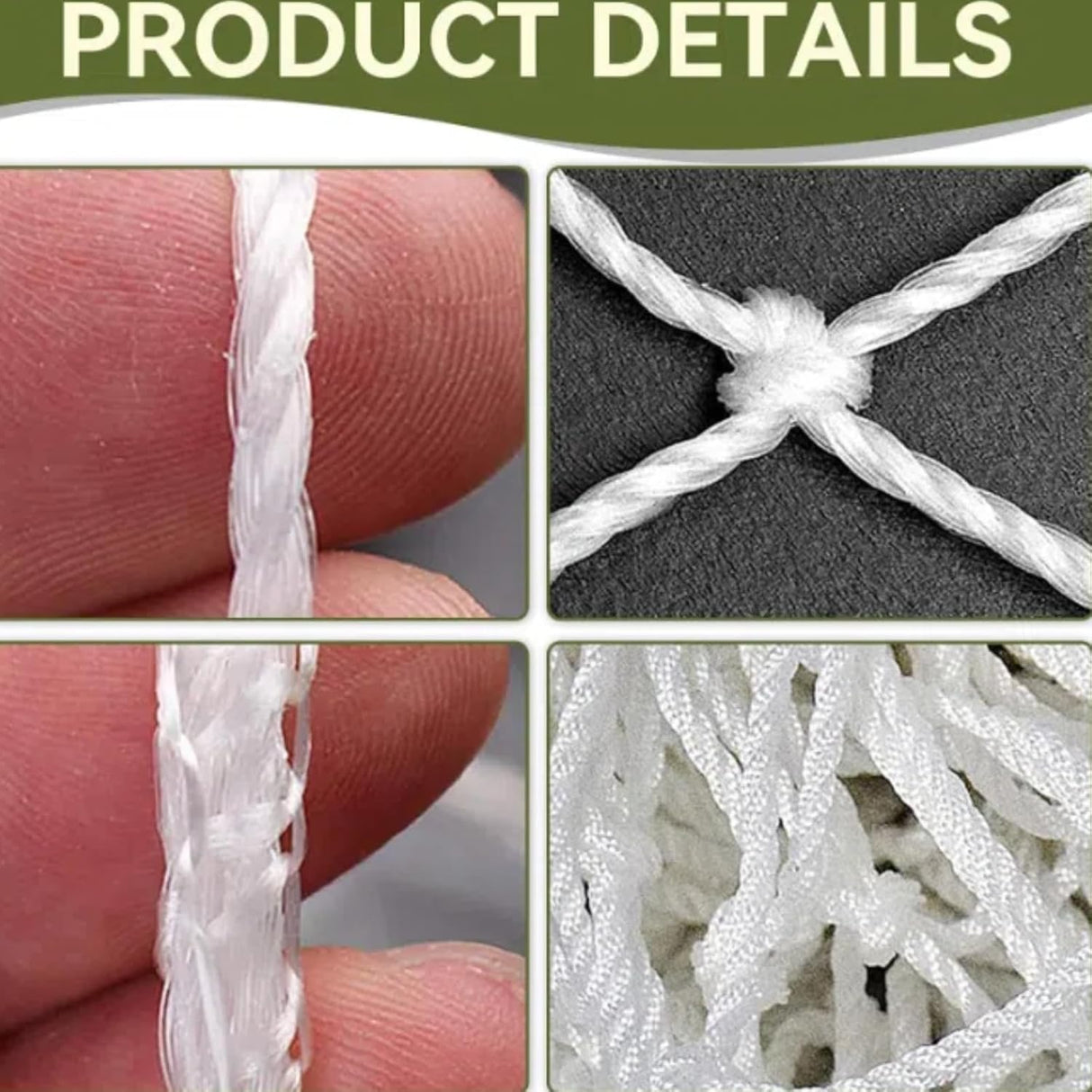 Red de Fútbol Deportivo de Repuesto 6x4 Pies para Entrenamiento