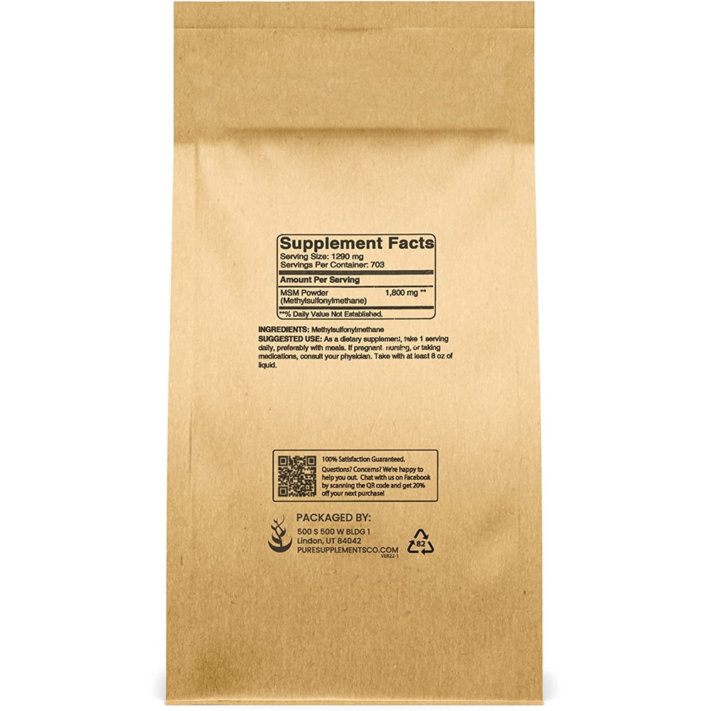 Polvo de metilsulfonilmetano puro salud tejido conjuntivo