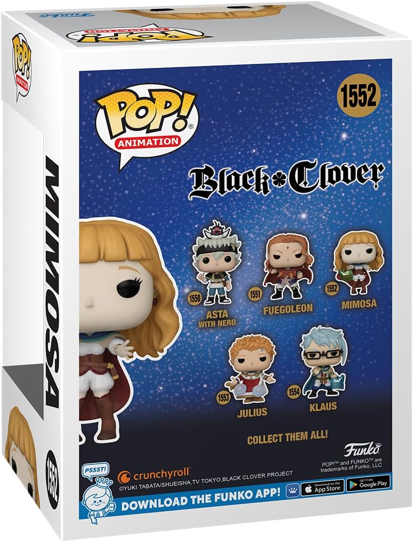 Funko Pop! Animación: Black Clover - Mimosa, figura coleccionable