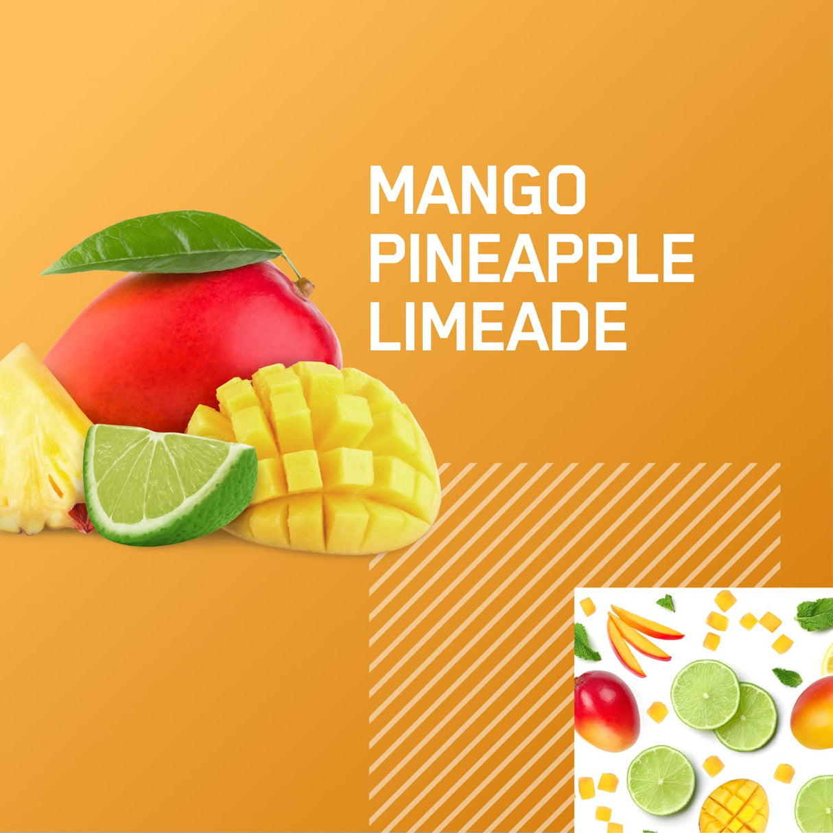 Suplemento Amino Energy Plus Electrolytes mango y piña 12ud