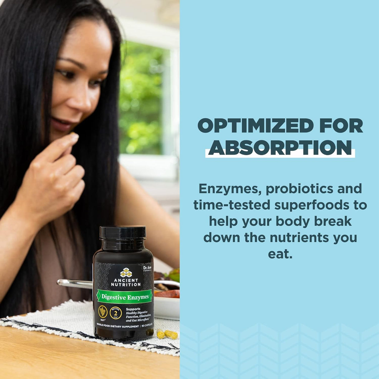 Enzimas Digestivas Ancient Nutrition, Apoya la Salud Digestiva