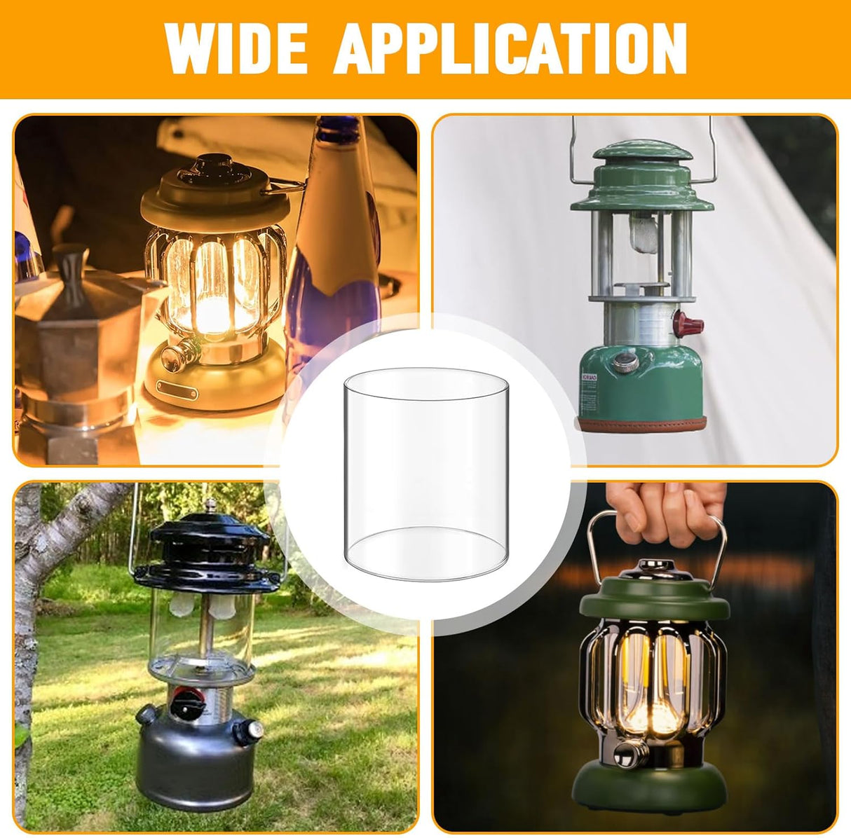 Repuesto de Cristal para Linterna Coleman 288, Accesorios Camping