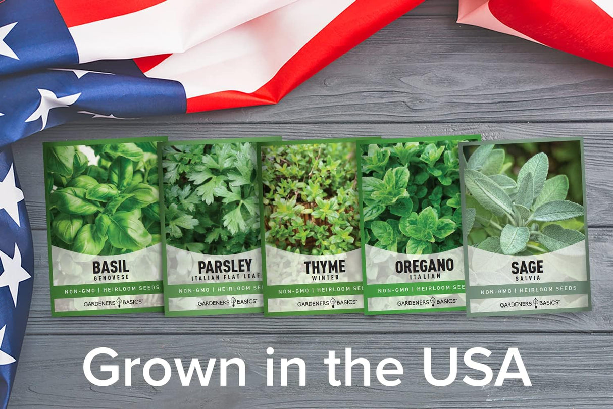Semillas de Hierbas Italianas Gardeners Basics, 5 Variedades