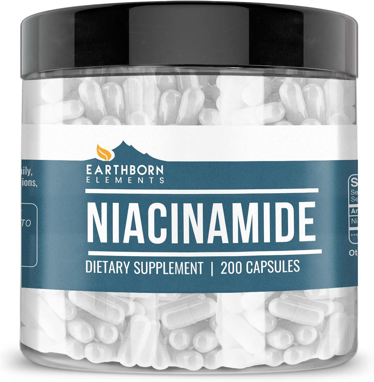 Suplemento Niacinamida vitamina B3 sin rellenos de magnesio