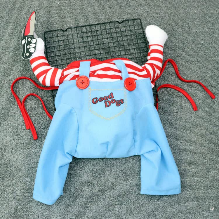 Disfraz de mascota mortal para perro, disfraz de perro