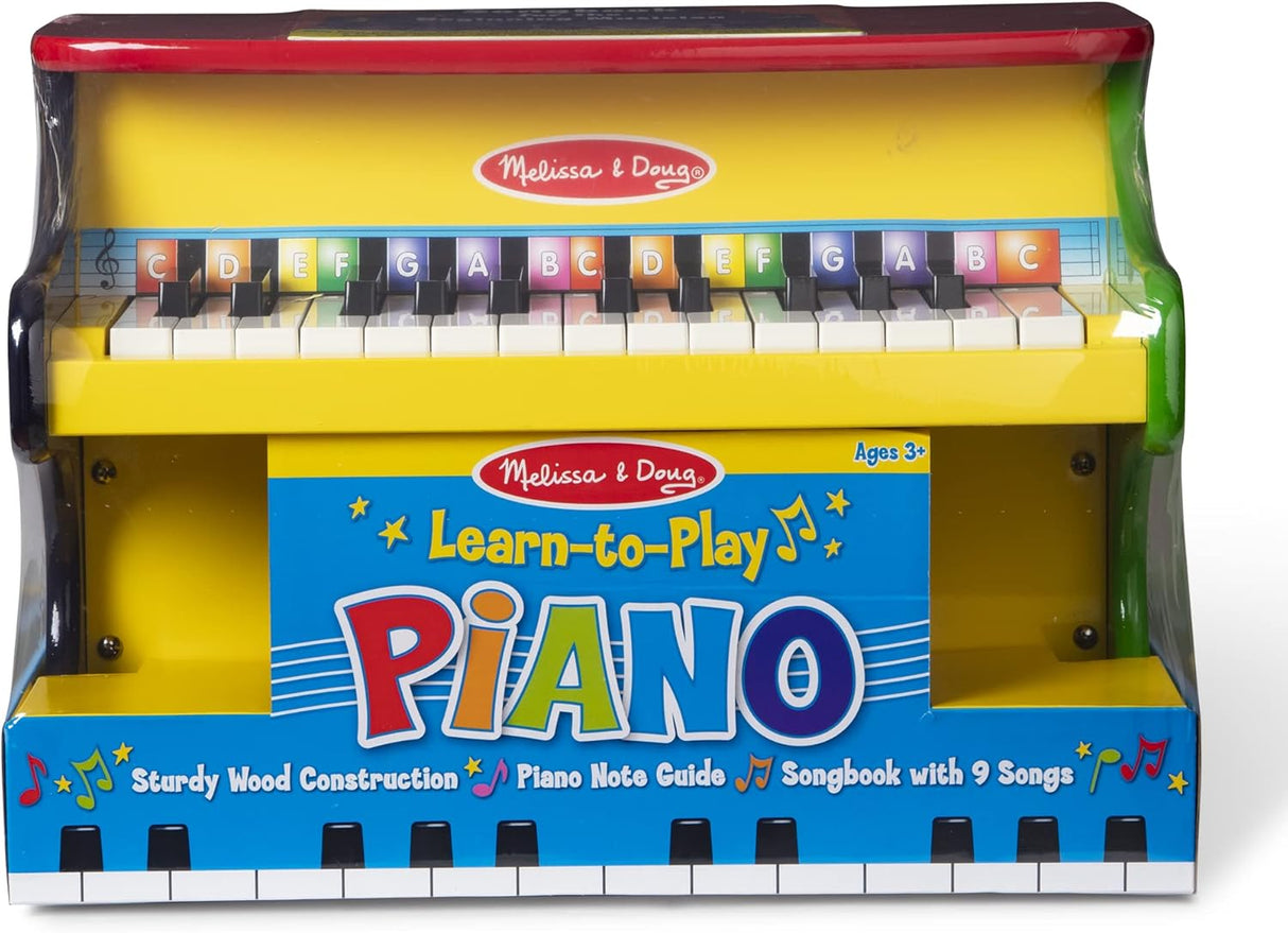 Piano para aprender Melissa & Doug, 25 teclas y libro de canciones