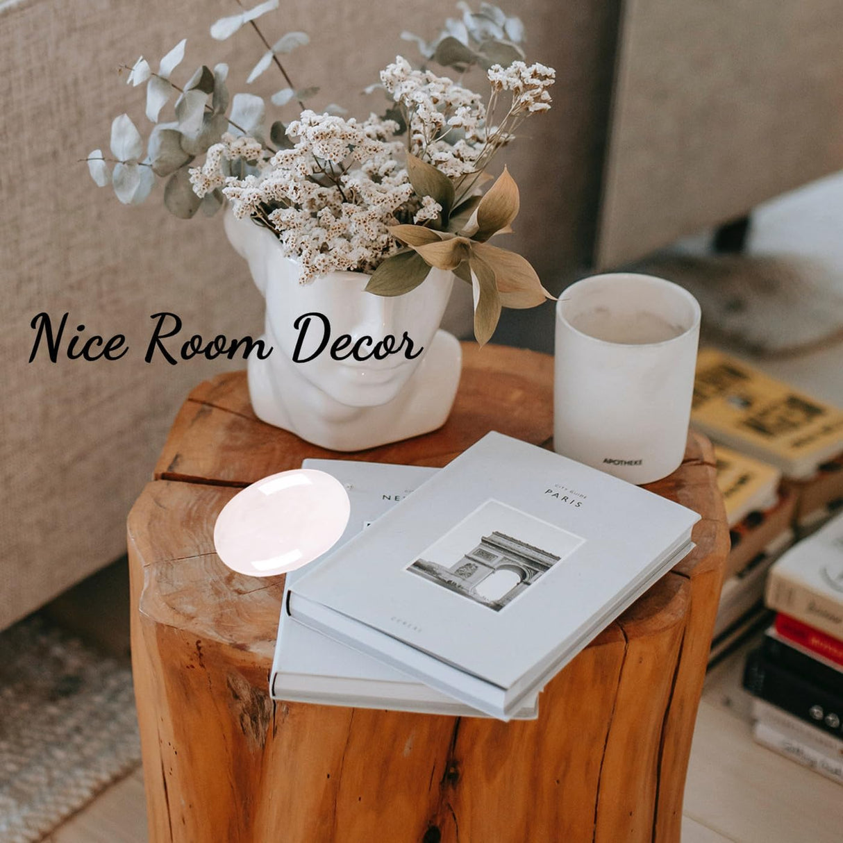 ZHIYUXI Cristales de cuarzo transparente de 2.4in, piedras