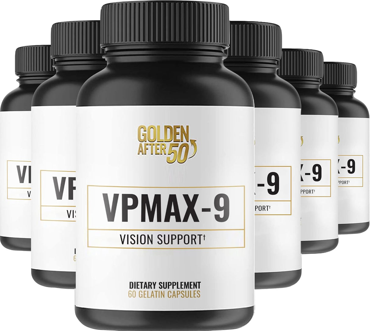 Suplemento de apoyo para la visión Golden After 50 VpMax-9